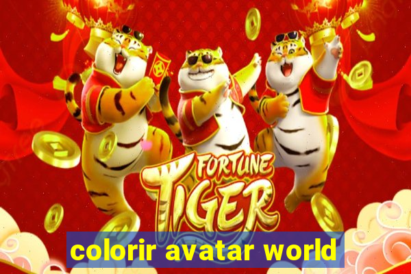 colorir avatar world